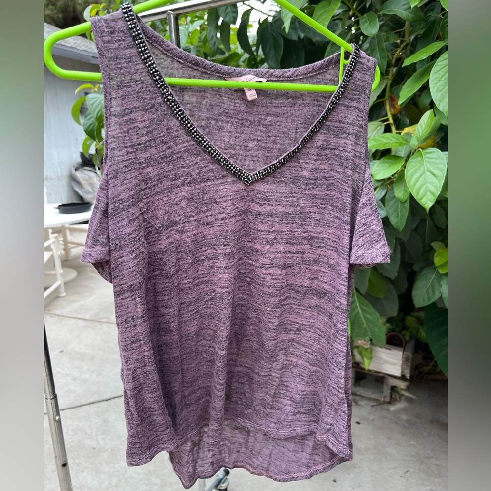 Juicy couture y2k cold shoulder top